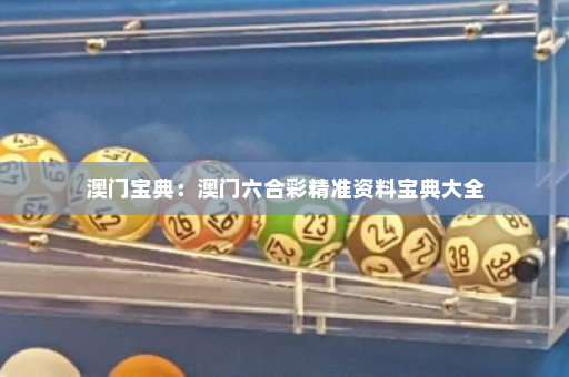 澳门宝典：澳门六合彩精准资料宝典大全