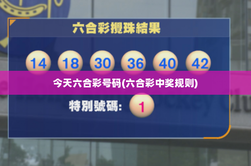 今天六合彩号码(六合彩中奖规则)