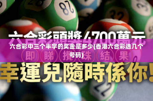 六合彩中三个半字的奖金是多少(香港六合彩选几个号码)