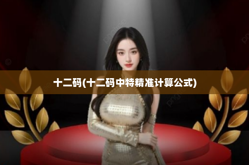 十二码(十二码中特精准计算公式)