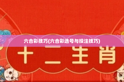 六合彩技巧(六合彩选号与投注技巧)
