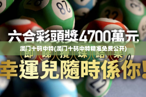 澳门十码中特(澳门十码中特精准免费公开)
