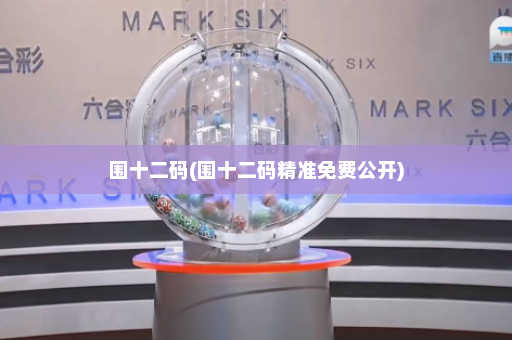 围十二码(围十二码精准免费公开)