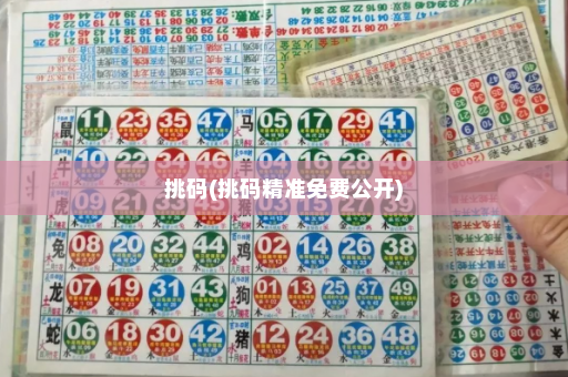 挑码(挑码精准免费公开)