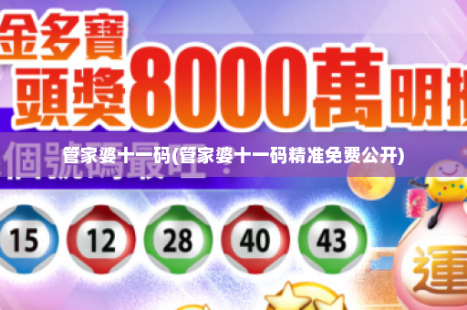 管家婆十一码(管家婆十一码精准免费公开)
