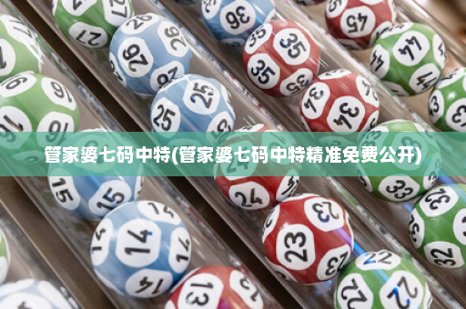 管家婆七码中特(管家婆七码中特精准免费公开) 管家婆七码中特(管家婆七码中特精准免费公开)