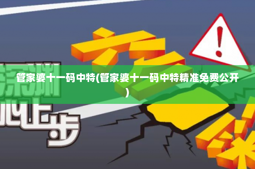 管家婆十一码中特(管家婆十一码中特精准免费公开)